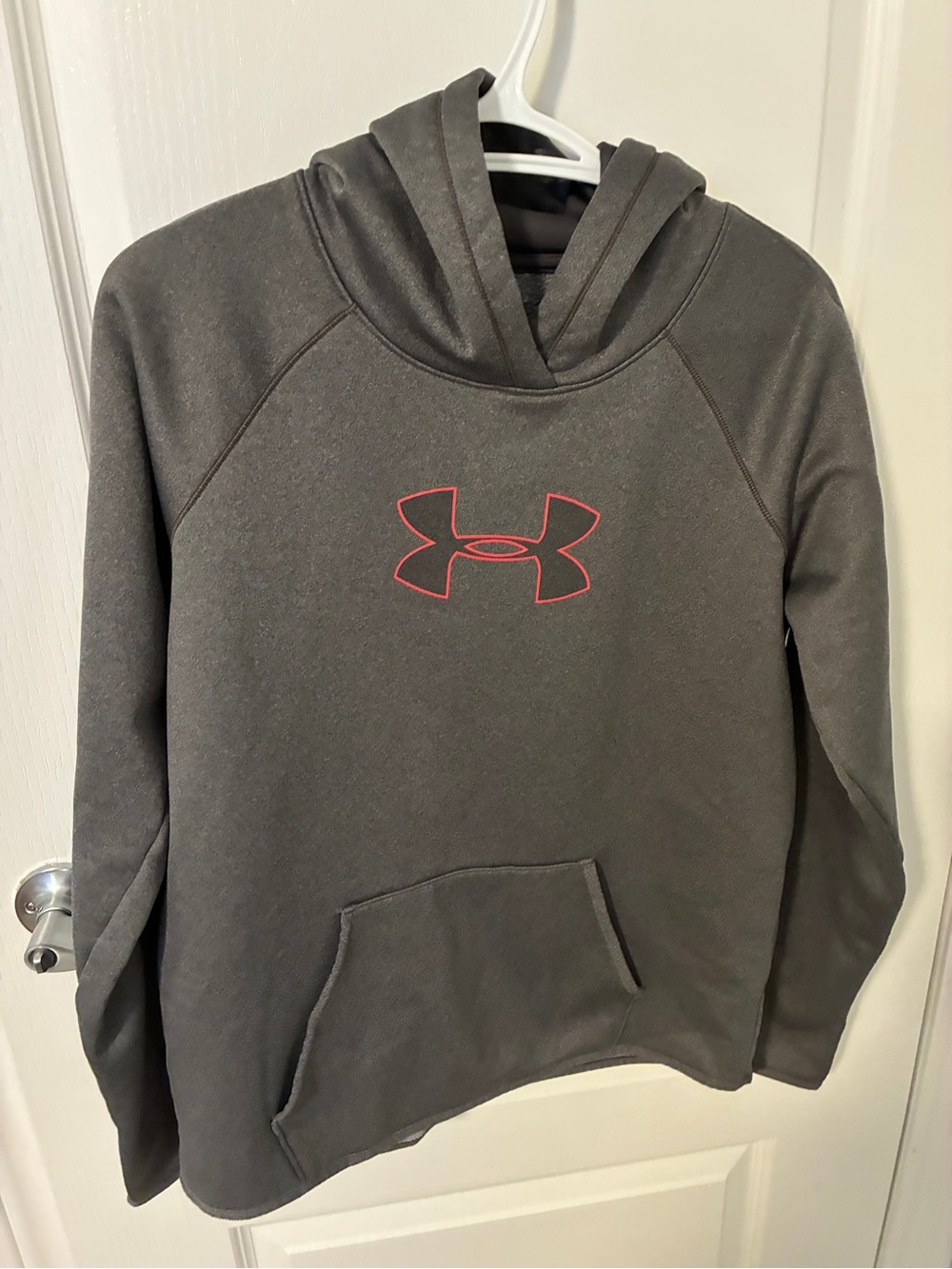 Under Armour Women’s ColdGear Storm Fleece Hoodie with Thumbholes - Grey (M)⁠